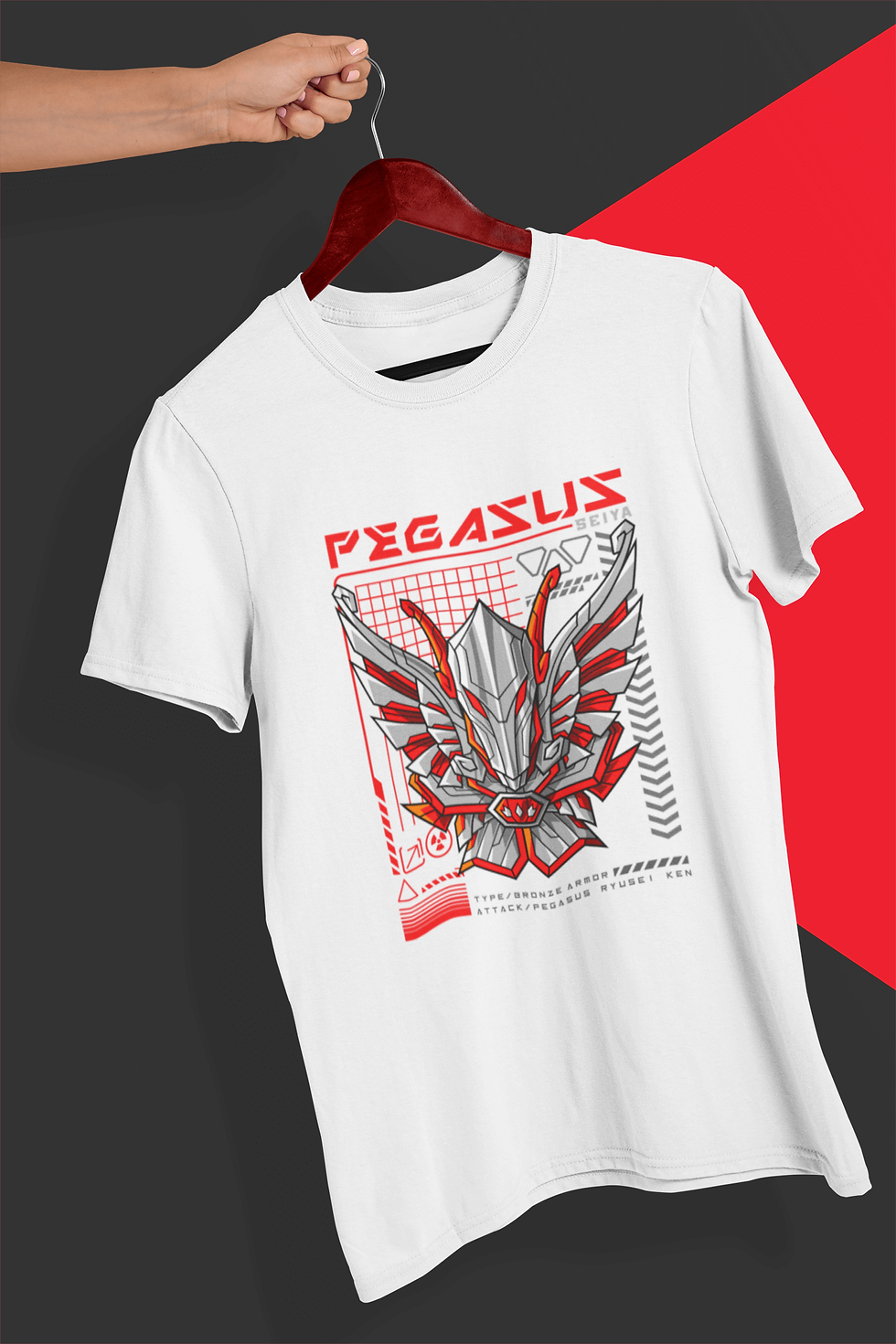 Thumbnail: Saint Seiya: Pegasus Short Sleeve T-Shirt
