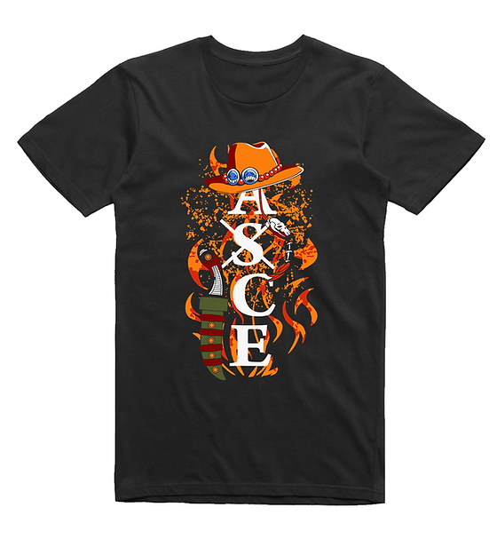 One Piece: Ace Short Sleeved T-Shirt | Fancentric