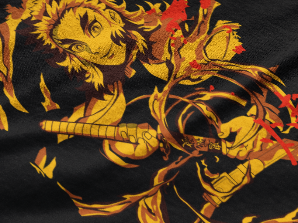 Thumbnail: Rengoku Splatter Short-Sleeved T-Shirt