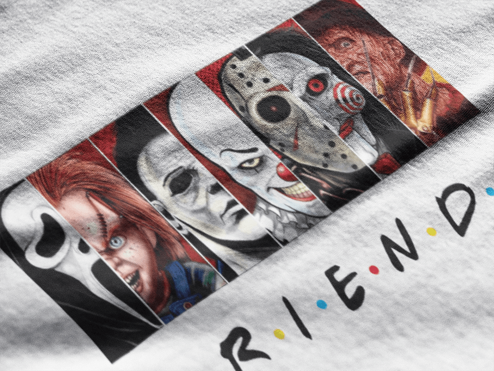 Thumbnail: Friends: Horror Short Sleeve T-Shirt