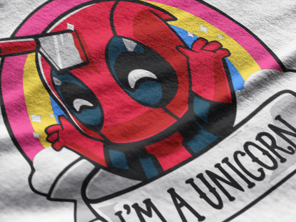 Thumbnail: Deadpool: I'm a Unicorn Short Sleeve T-Shirt