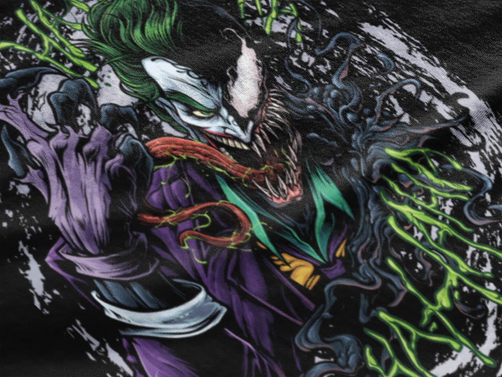 Thumbnail: Venom Joker Crossover Short-Sleeved T-Shirt