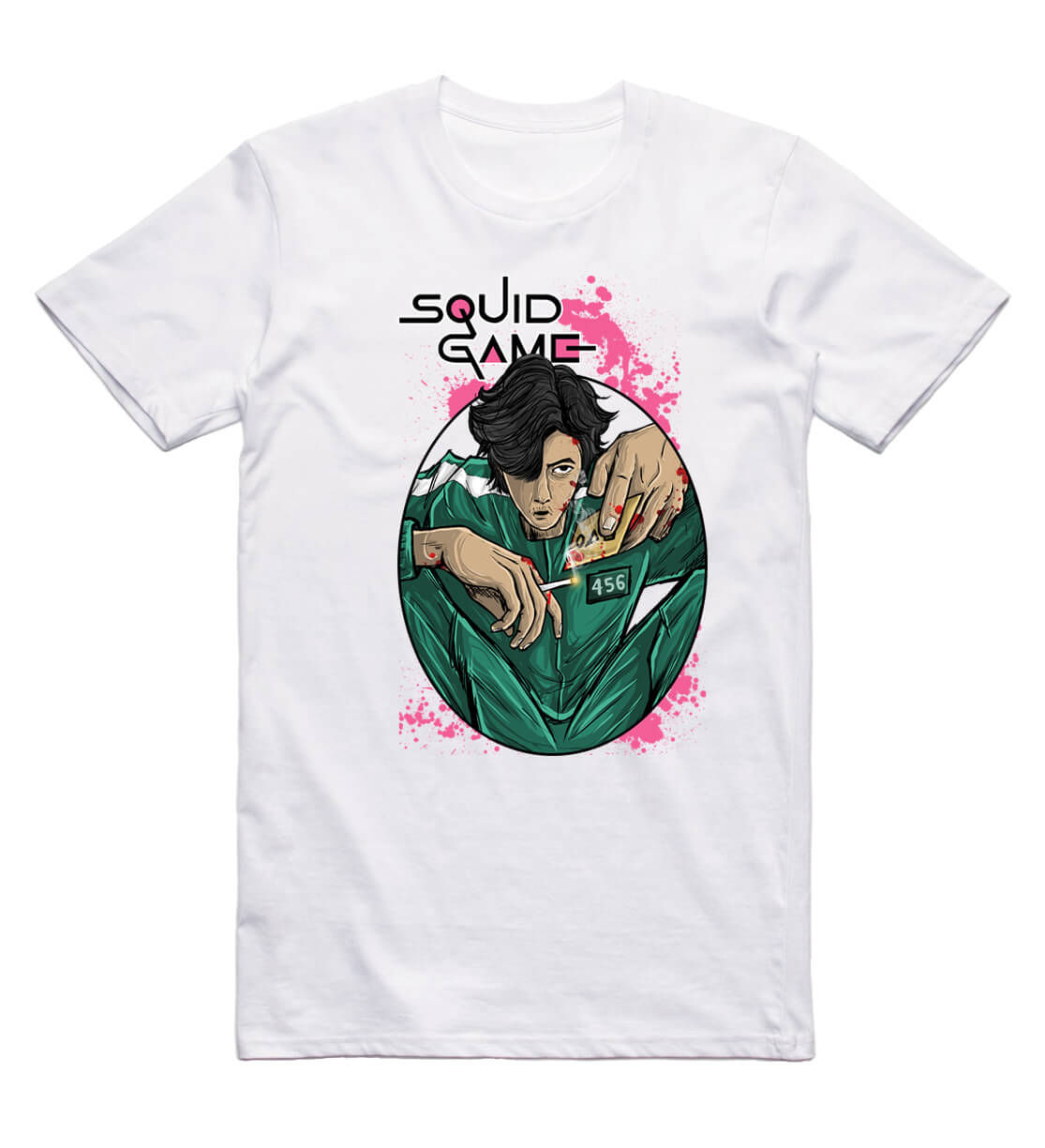 Squid Card Short-Sleeved T-Shirt