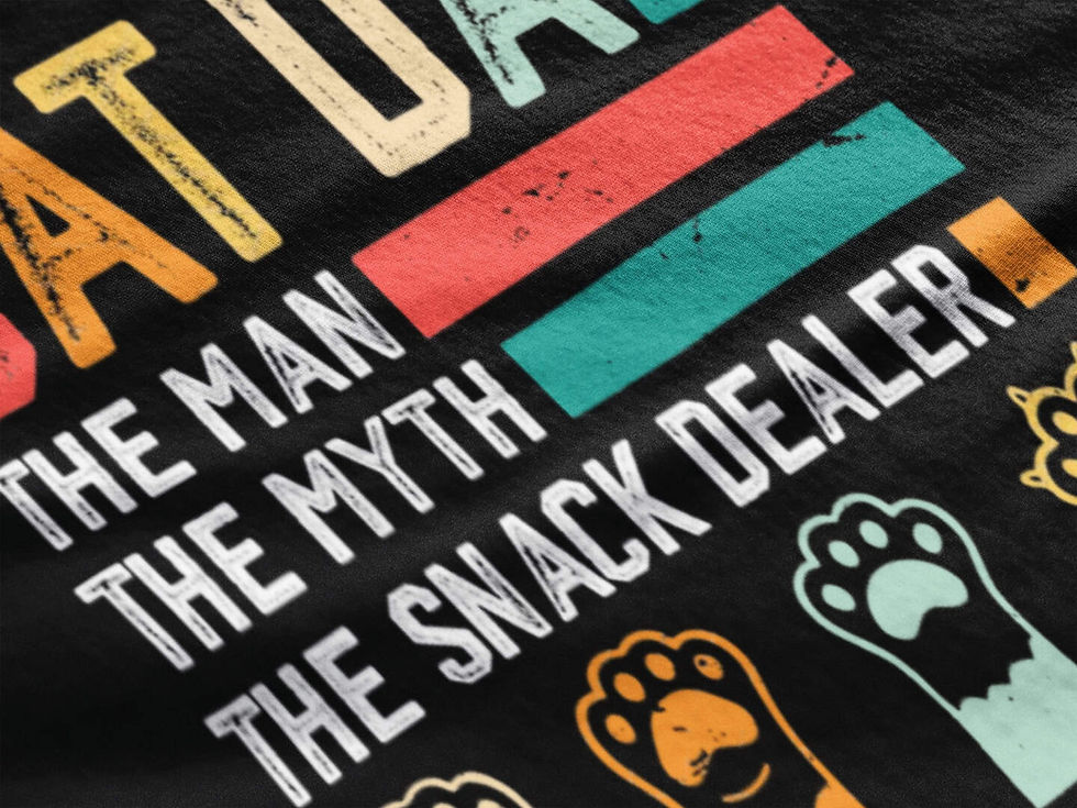 Thumbnail: Cat Dad: The Snack Dealer T-Shirt