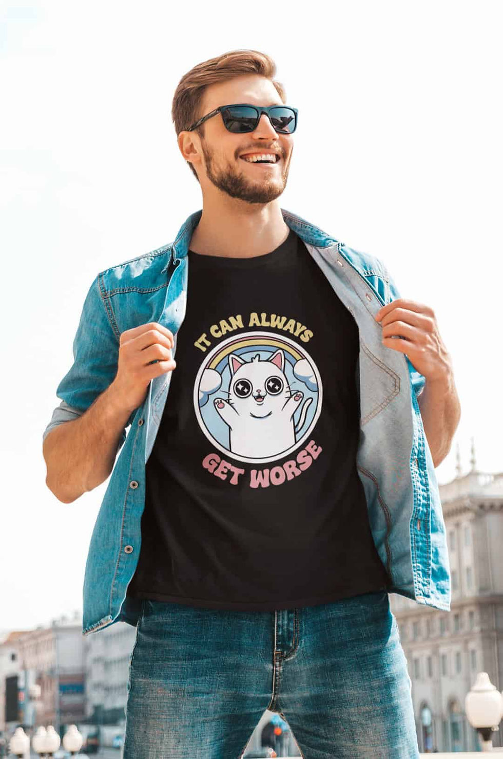 Thumbnail: It Can Always Get Worse Cat T-Shirt