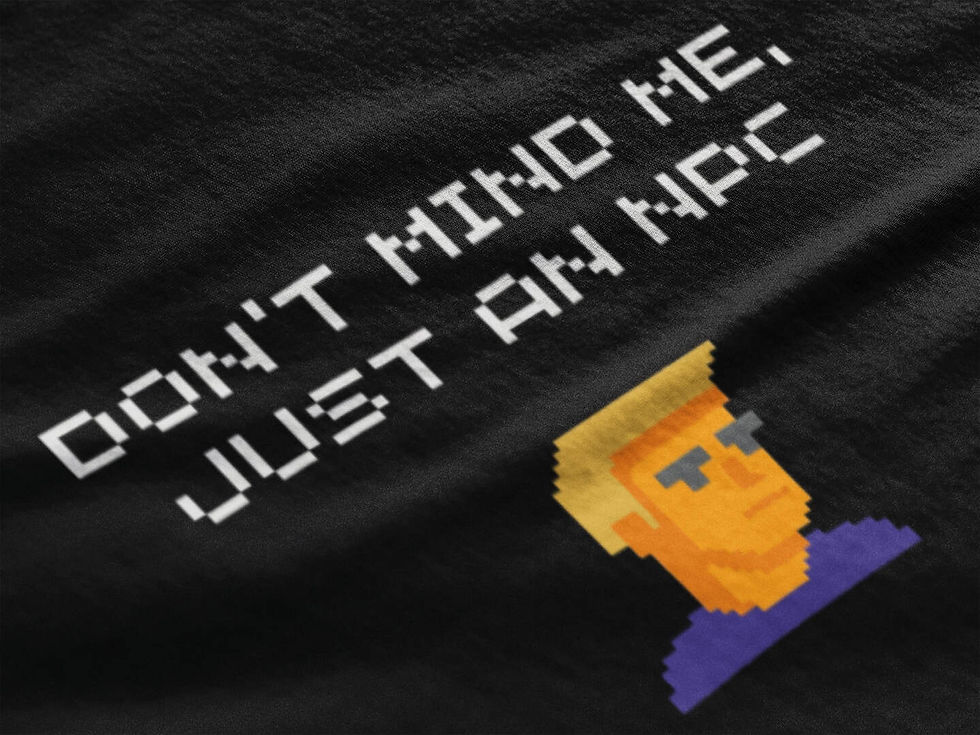 Thumbnail: Just an NPC Funny Gaming T-Shirt