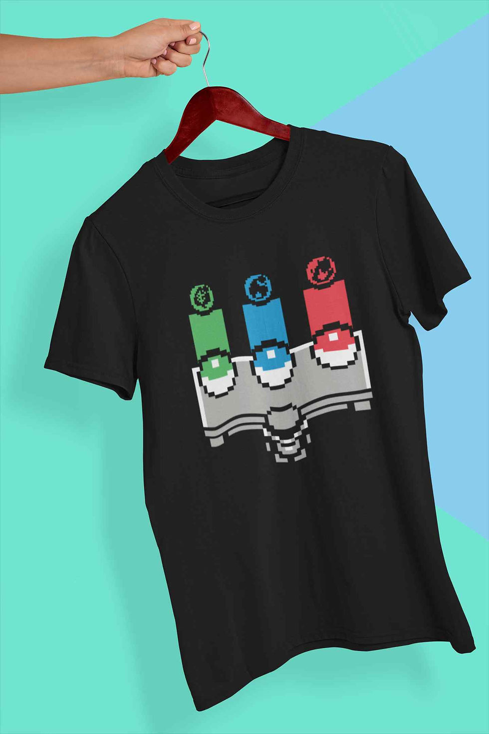 Thumbnail: Pokemon: Choose Your Starter Short Sleeved T-Shirt