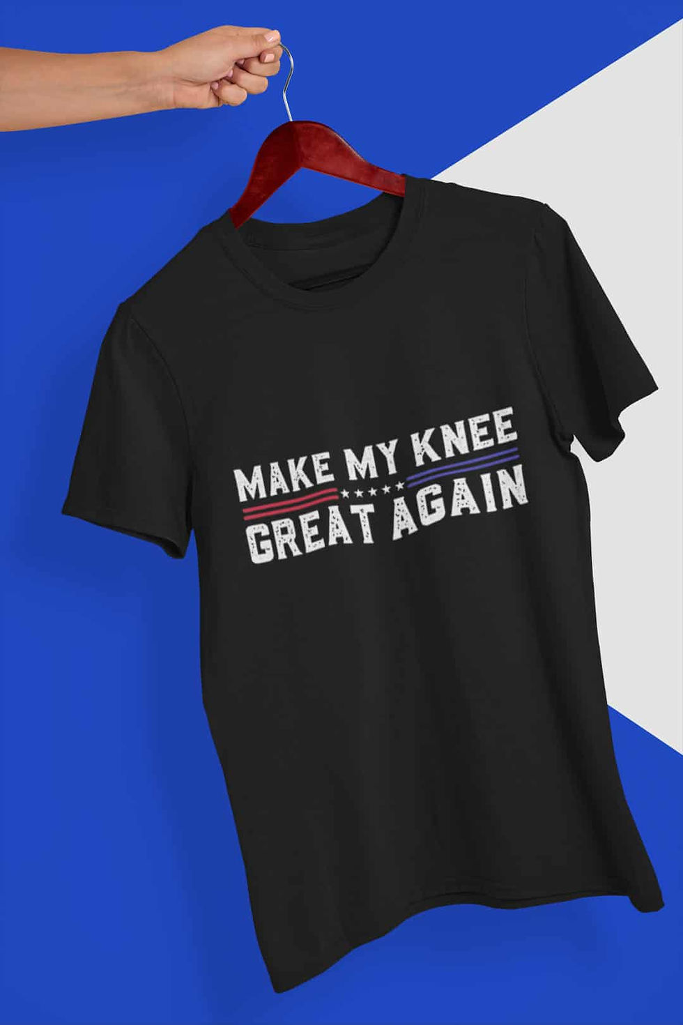 Thumbnail: Make My Knee Great Again Parody T-Shirt