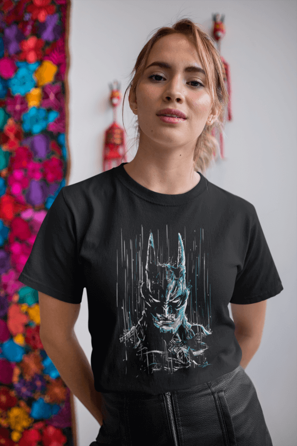 Thumbnail: Batman Rain Short Sleeve T-Shirt