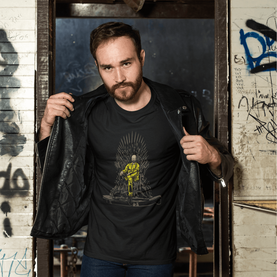 Thumbnail: Breaking Bad Walter White: Iron Throne Short Sleeve T-Shirt