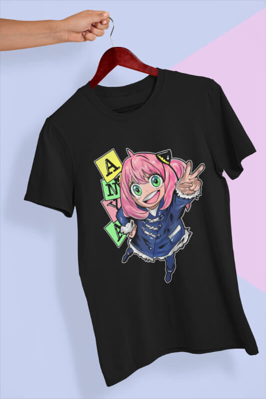 Thumbnail: Spy X Family: Anya  Short Sleeved T-Shirt