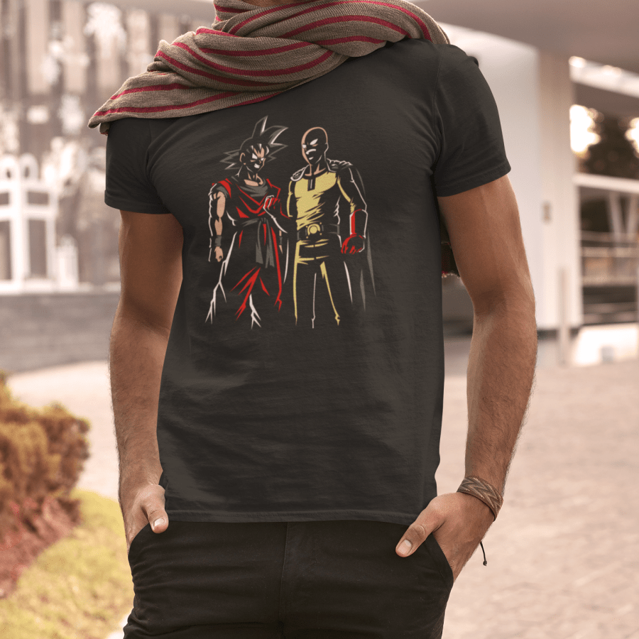 Thumbnail: Dragonball / One Punch Man: Champions Short Sleeve T-Shirt