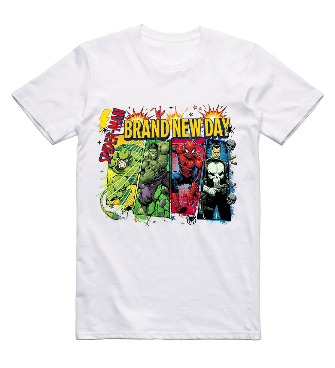 Spiderman: Brand New Day (Black or white) T-Shirt