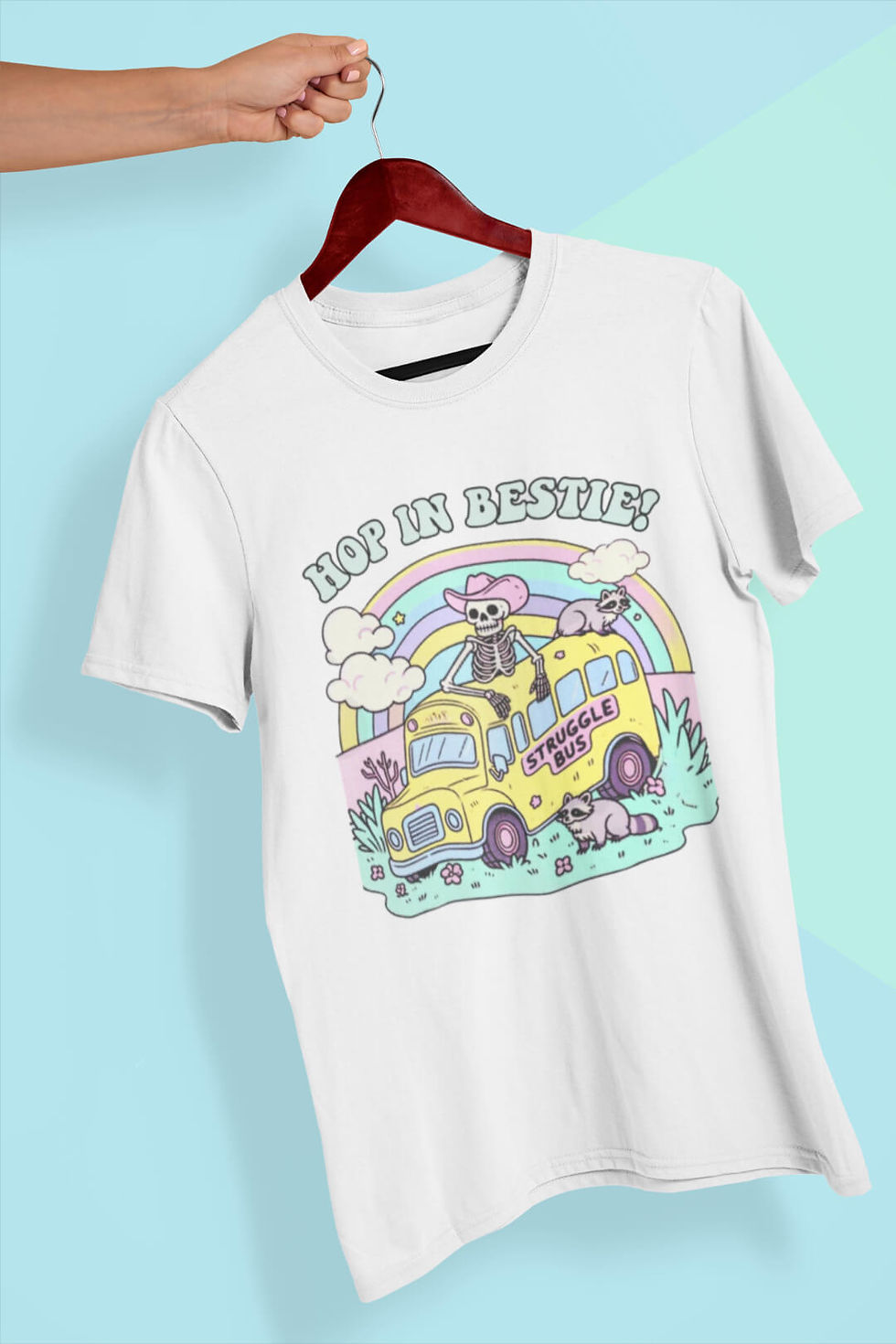 Thumbnail: Hop In Bestie! The Struggle Bus T-Shirt