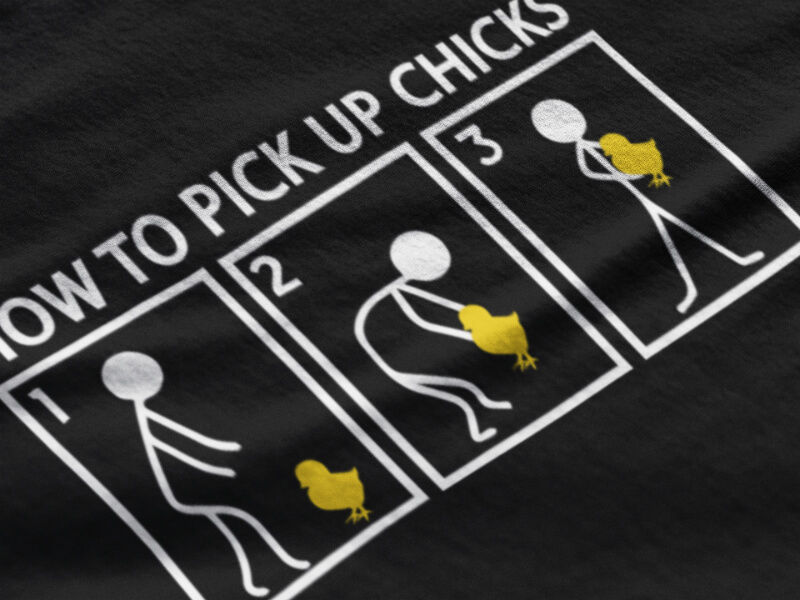 Thumbnail: How To Pick Up Chicks Short-Sleeved T-Shirt