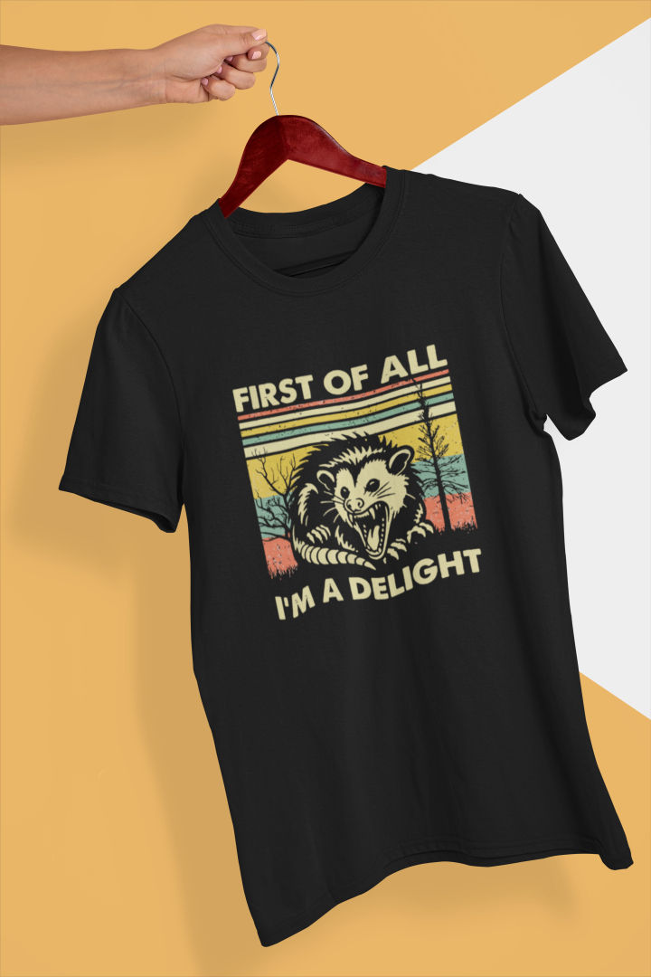 Thumbnail: I'm A Delight: Sarcastic Short Sleeved T-Shirt