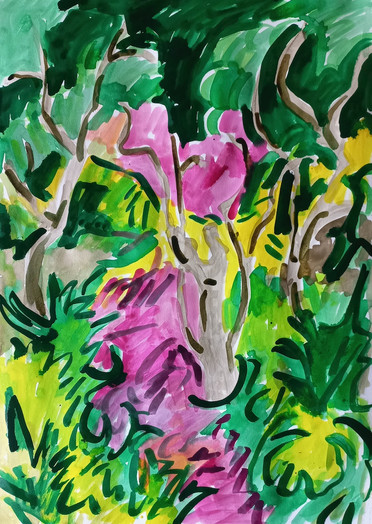 AlexanderGroissArtArtistKunstKünstlerwoodycorridorwaldpassage.jpeg