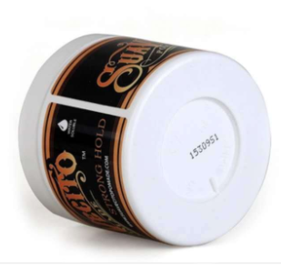 Men's Vintage Skull Hair Wax for Natural Hold and Texture