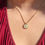 Thumbnail: Aubriella moon pendant necklace