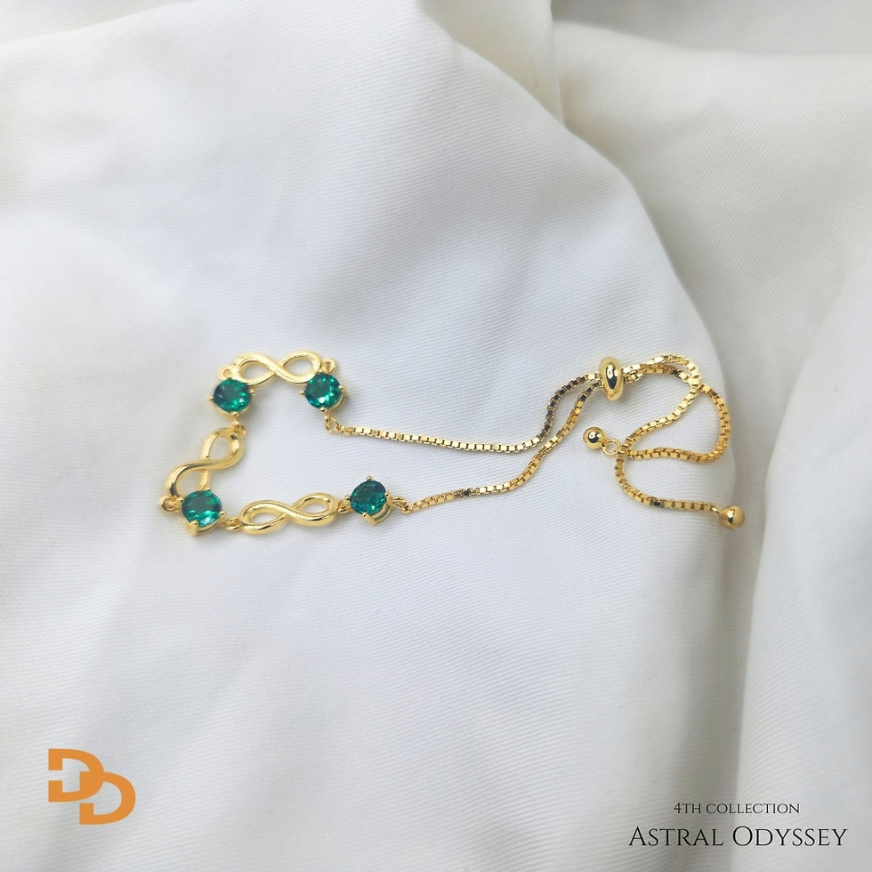 Thumbnail: Minerva infinity bracelet- Gold