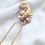 Thumbnail: Wynnie aquamarine pearl hair pin