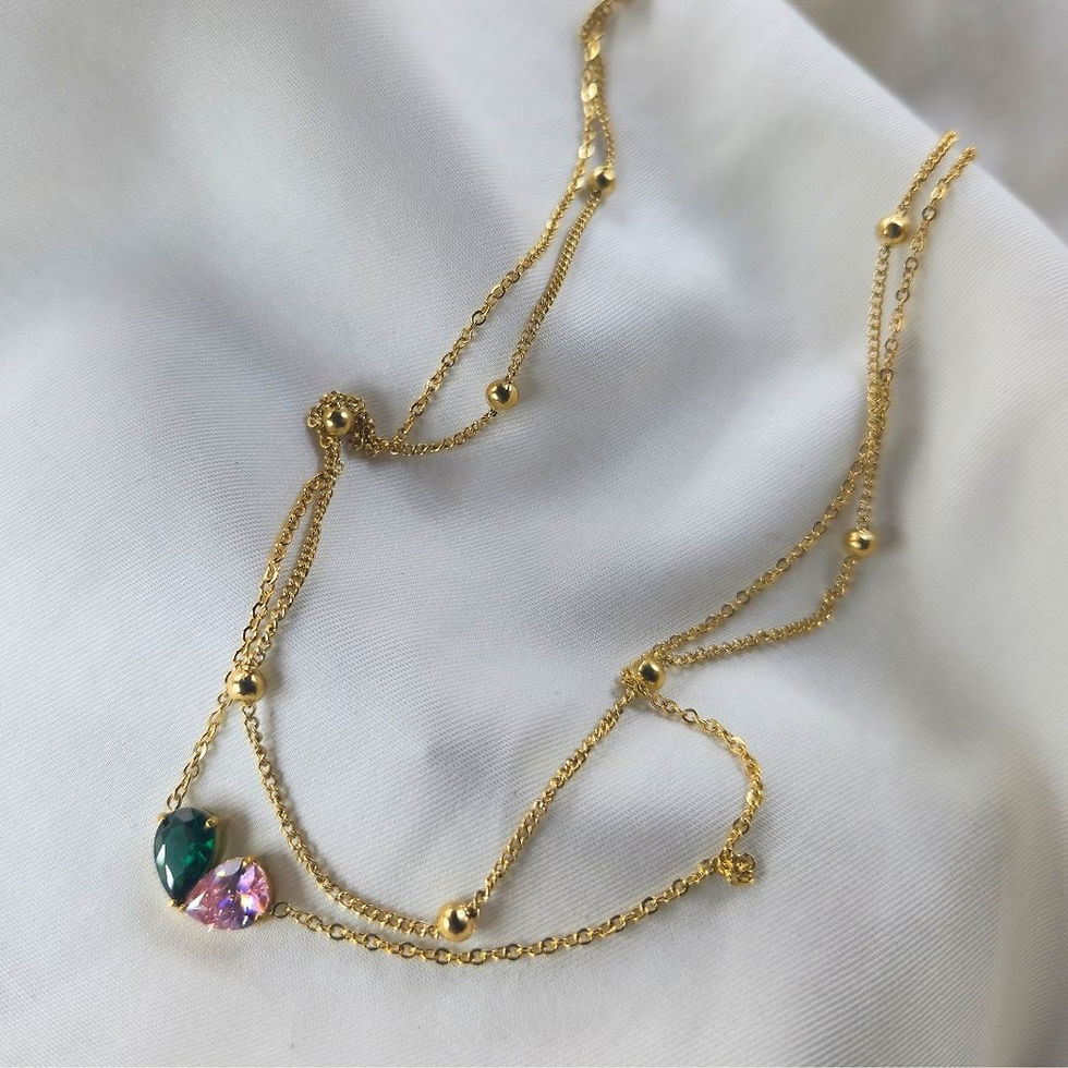 Thumbnail: Palloma CZ pendant necklace