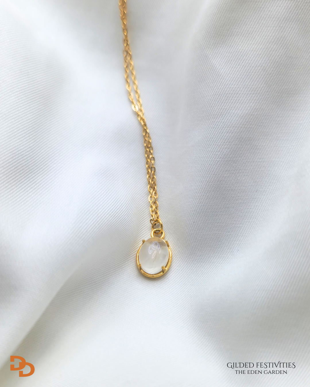 Alessia opal pendant necklace