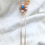 Thumbnail: Wynnie aquamarine pearl hair pin