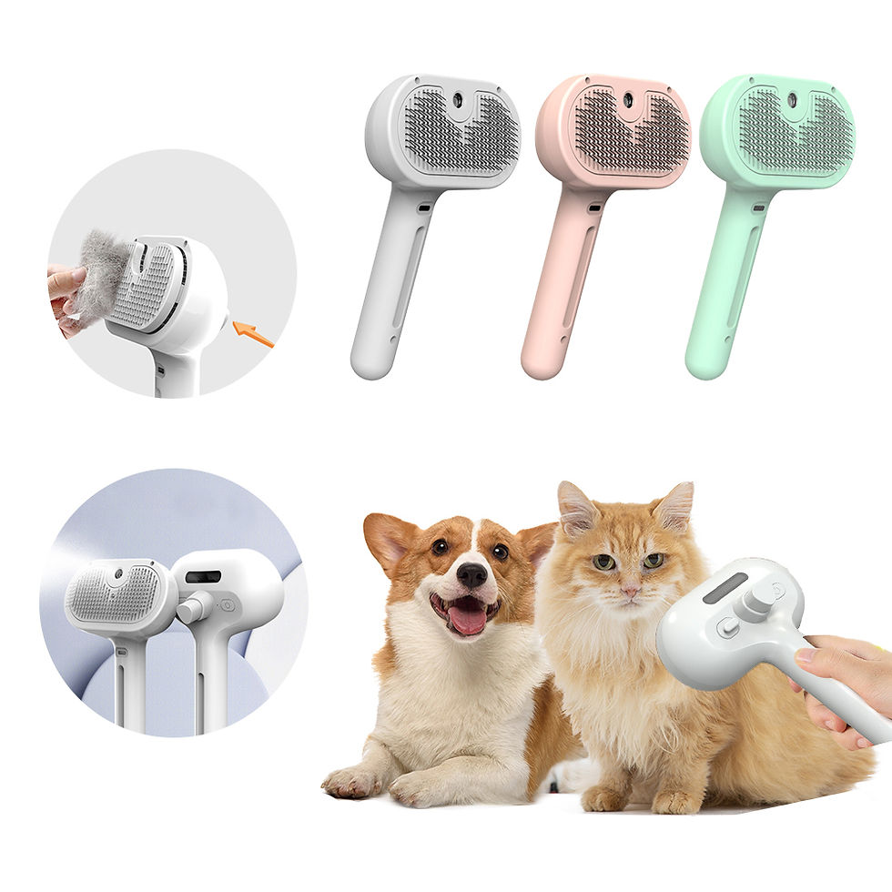 Thumbnail: Pet Comb Self Cleaning Pets Hair Remover Brush For Dogs Grooming Tools Dematting