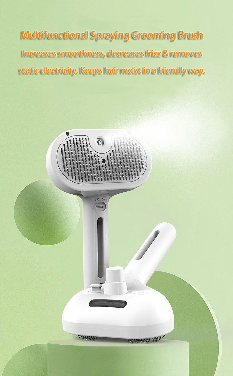 Thumbnail: Pet Comb Self Cleaning Pets Hair Remover Brush For Dogs Grooming Tools Dematting
