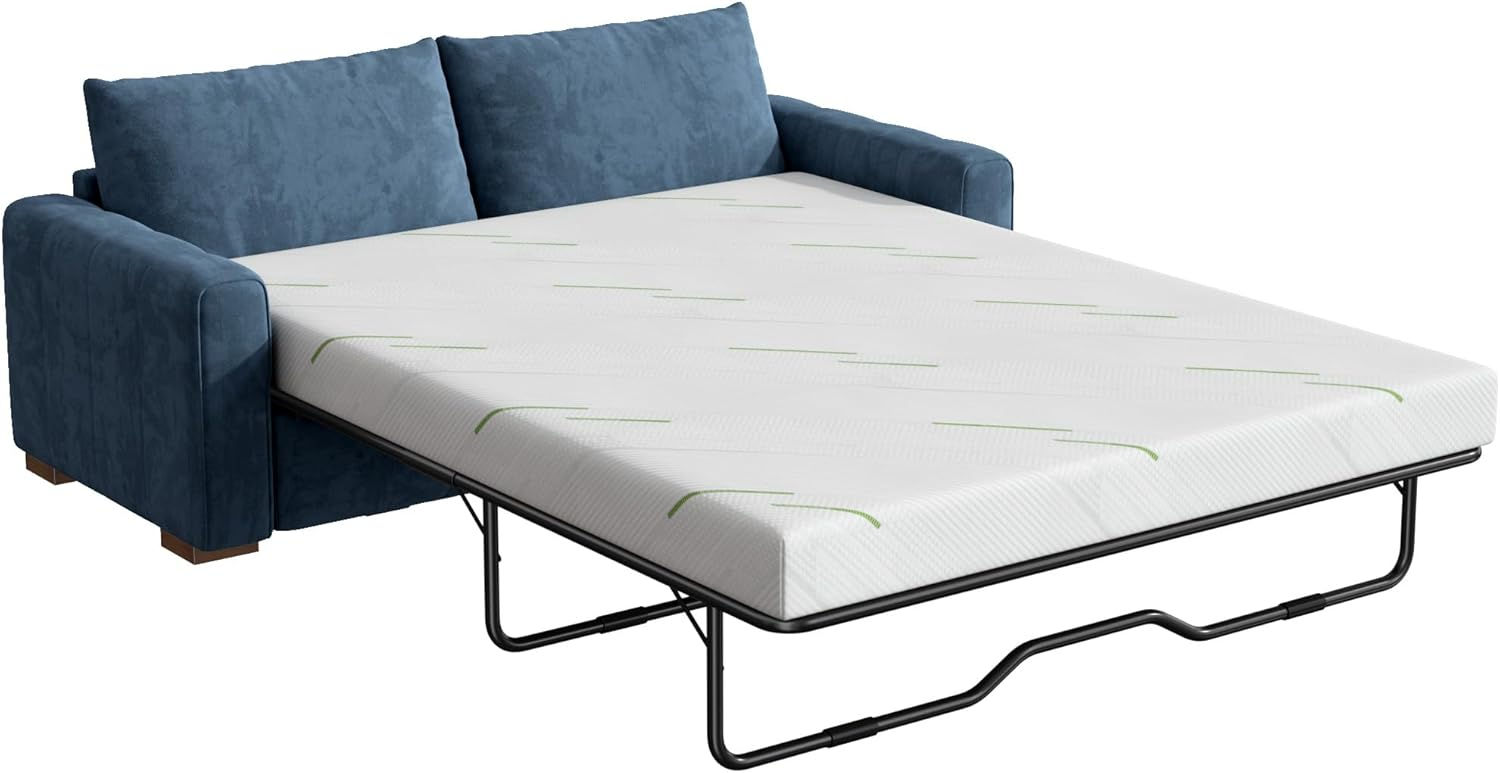 CertiPUR-US Certified 4 Inch Gel Memory Foam Sofa Mattress 72 x 53 Inches