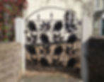 Caple Forge Leaf Design Side Gate