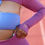 Thumbnail: Plum Super Crop Long-Sleeve Active Top