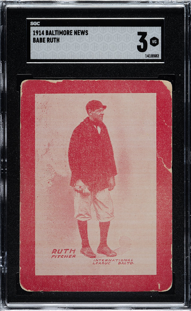 Babe Ruth Stat Card Babe Ruth's 1st Card--An Interview