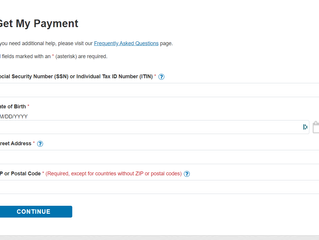 Stimulus Check Update- Banking Information
