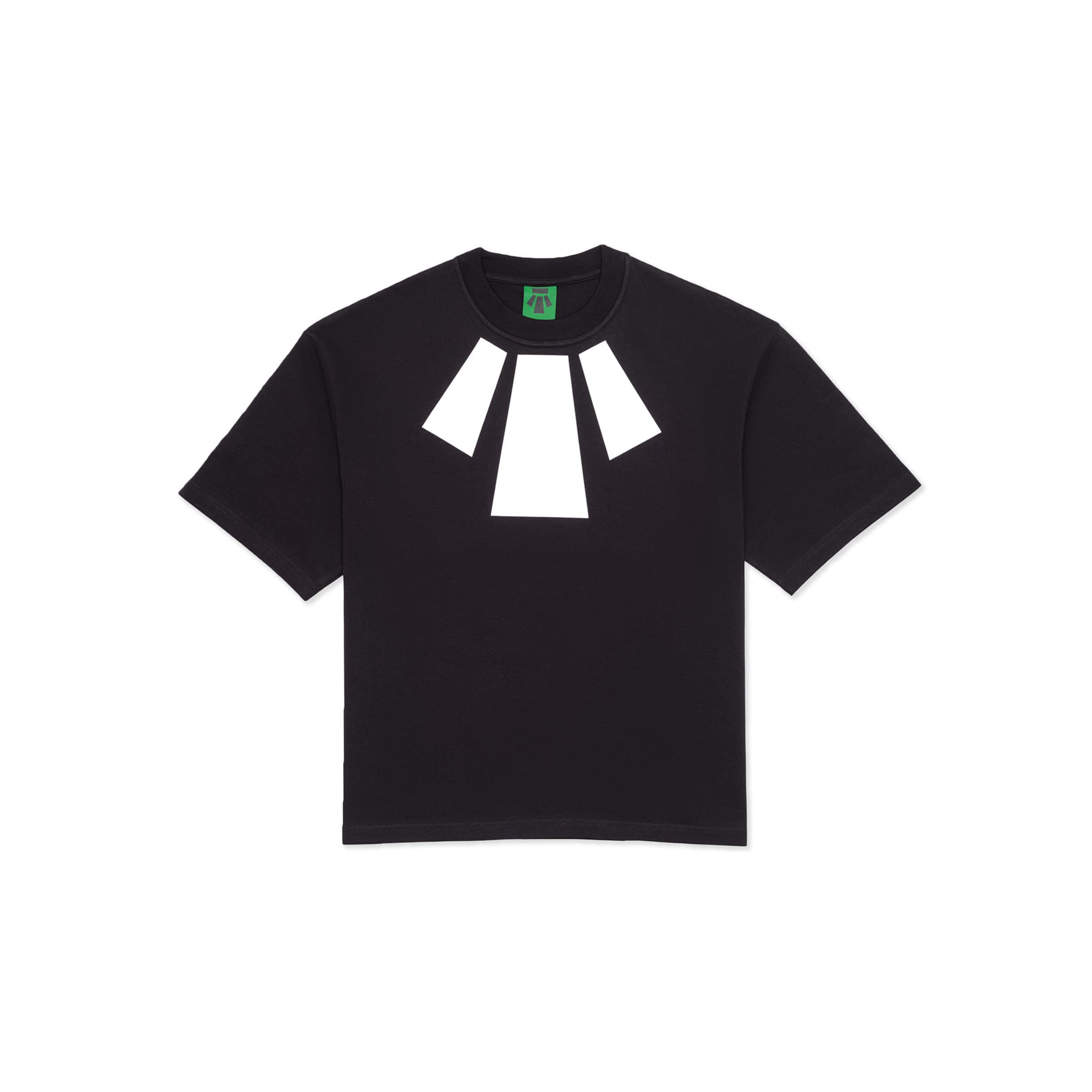 Spotlight Tee - Black w/ White