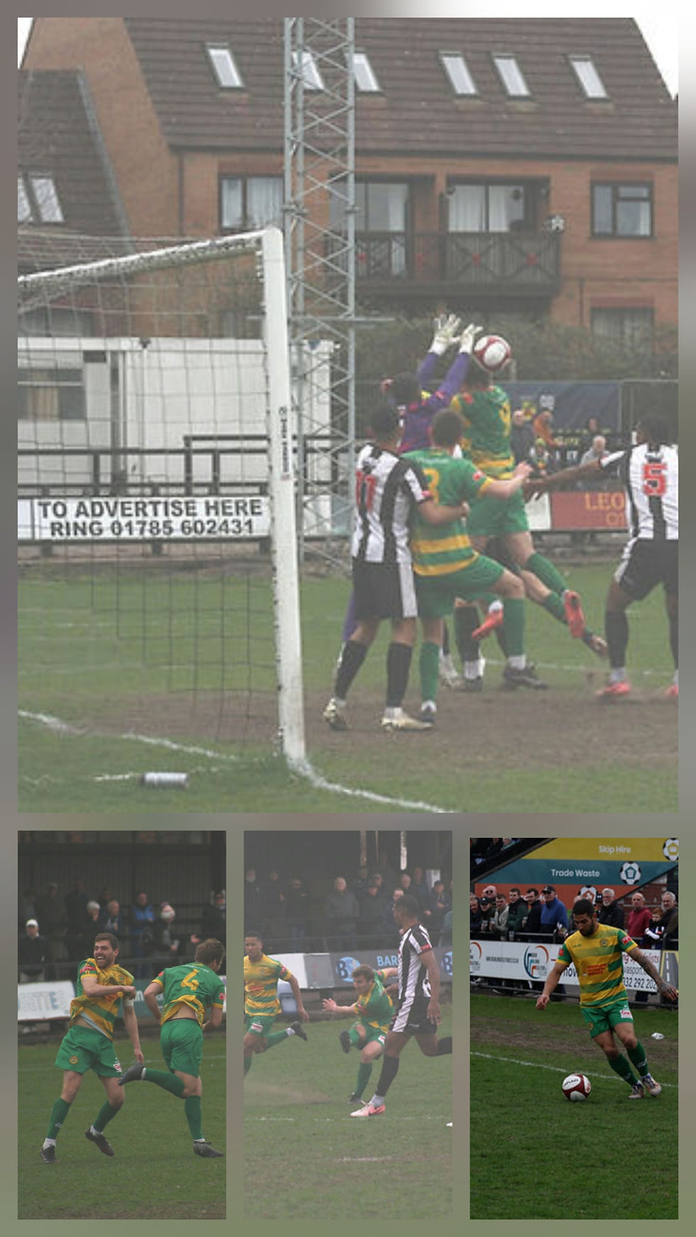 Pictures by Kelly Jones from last season's game at Stafford.