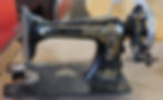 An antique sewing machine for sale