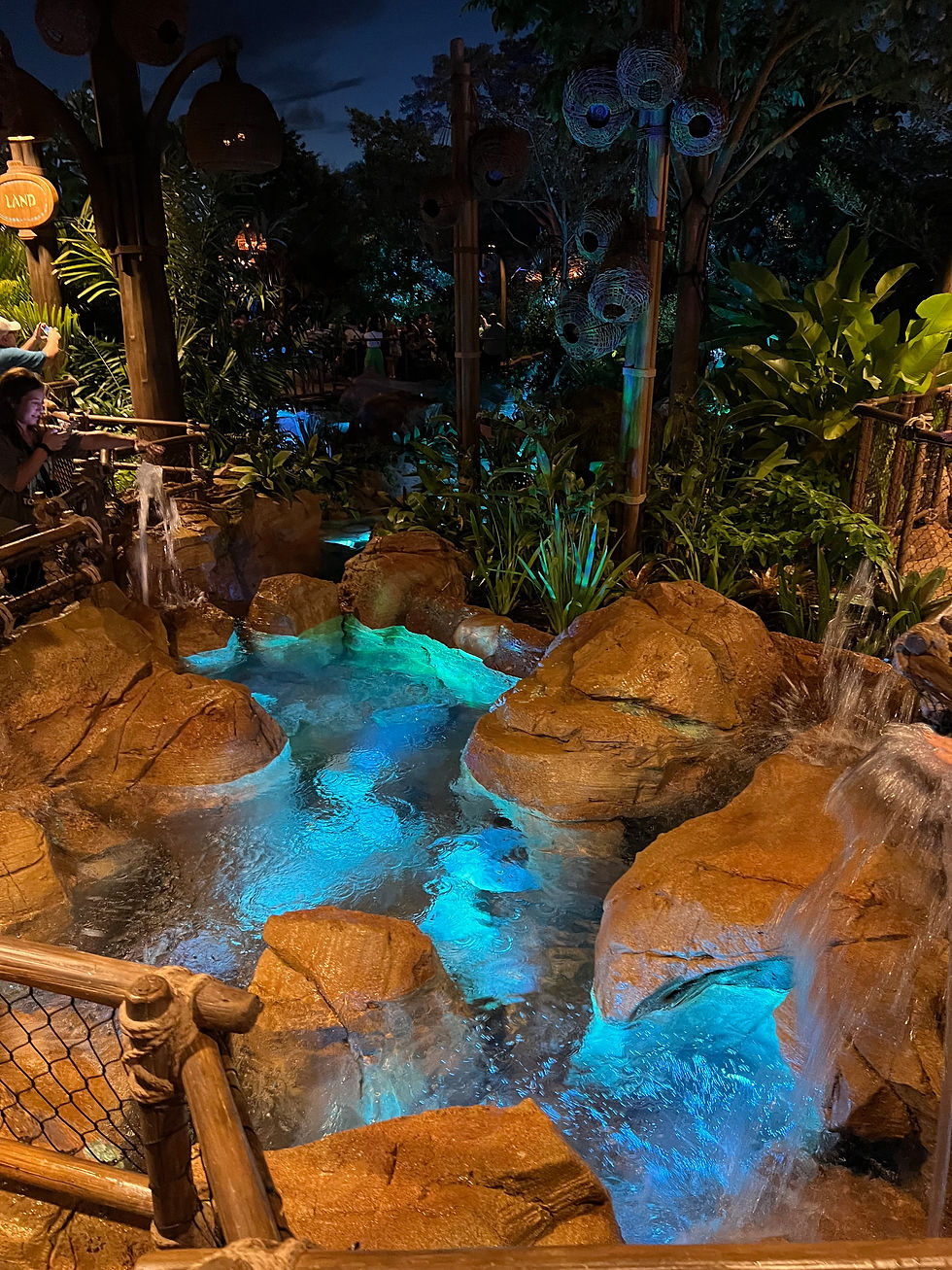 A Moana water feature