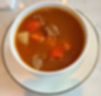 Stew from lunch menu in Disney Wish Concierge Lounge