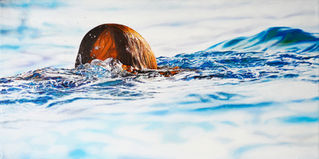 Pool,ölmalerei,schweiz,realismus,hyper-real,oilpainting,water,girl