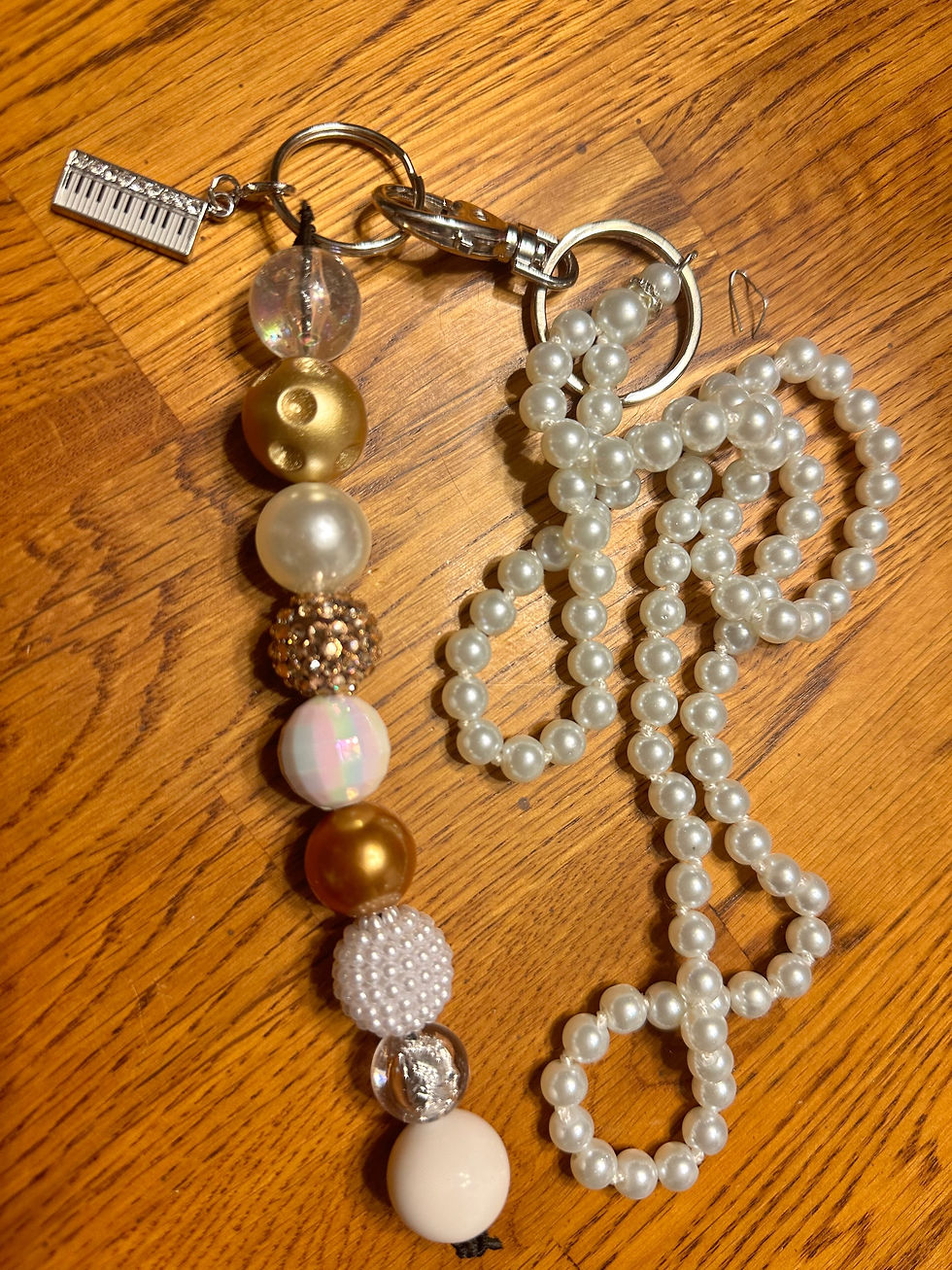 Thumbnail: “Pretty N Pearls” Custom Lanyard 
