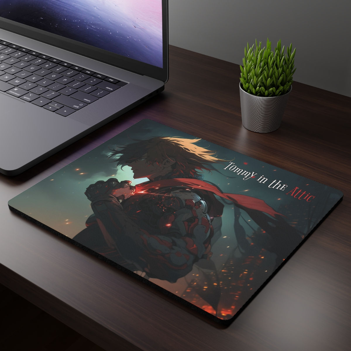 Glimps Fire  Rectangular Mouse Pad