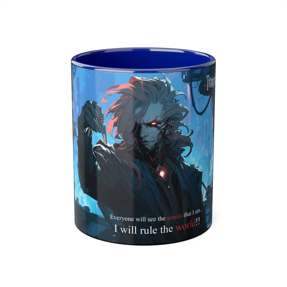 Miniature : Mad Scientist Quote Accent Mugs, 11oz