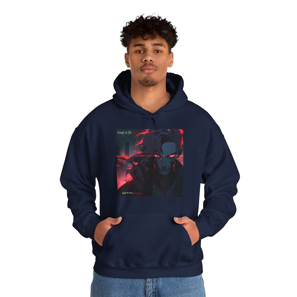 Thumbnail: Scientist glow Unisex Heavy Blend™ Hooded Sweatshirt