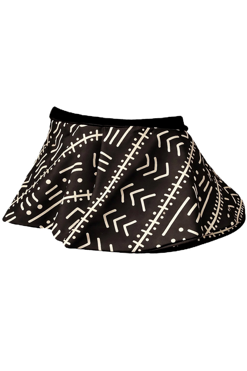 Thumbnail: Mudcloth Wrap-Tie Peplum Belt