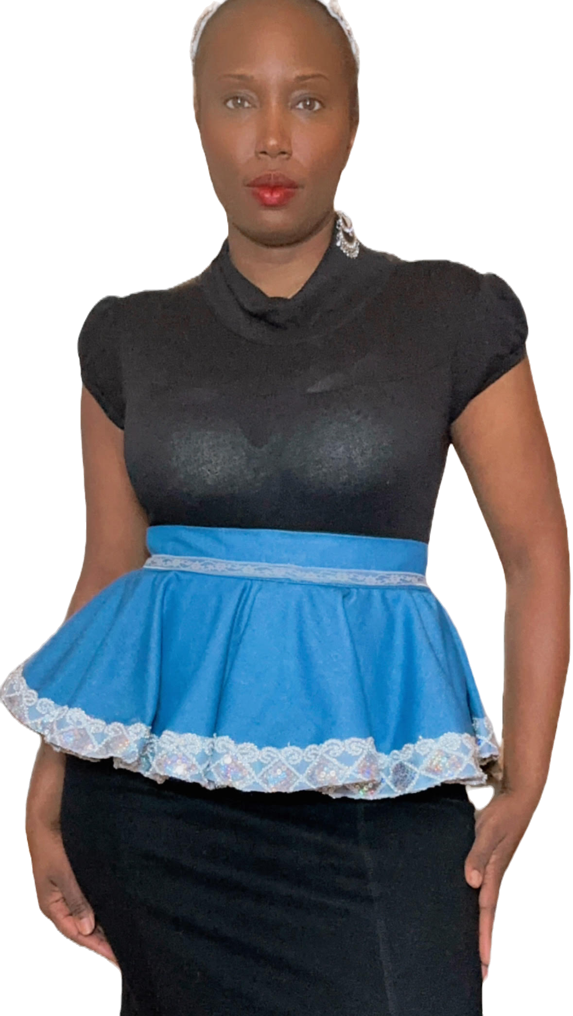 Denim Queen Peplum Belt