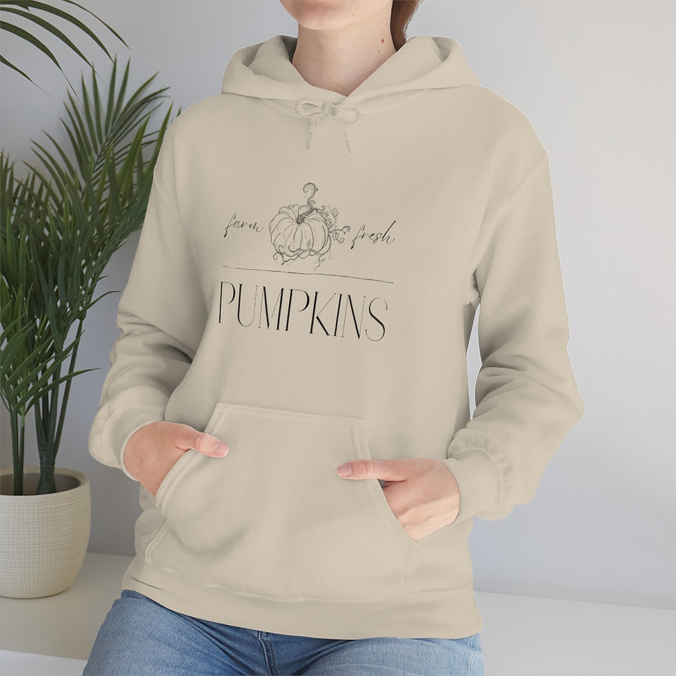 Thumbnail: Farm Fresh Pumpkins Hooded Sweatshirt