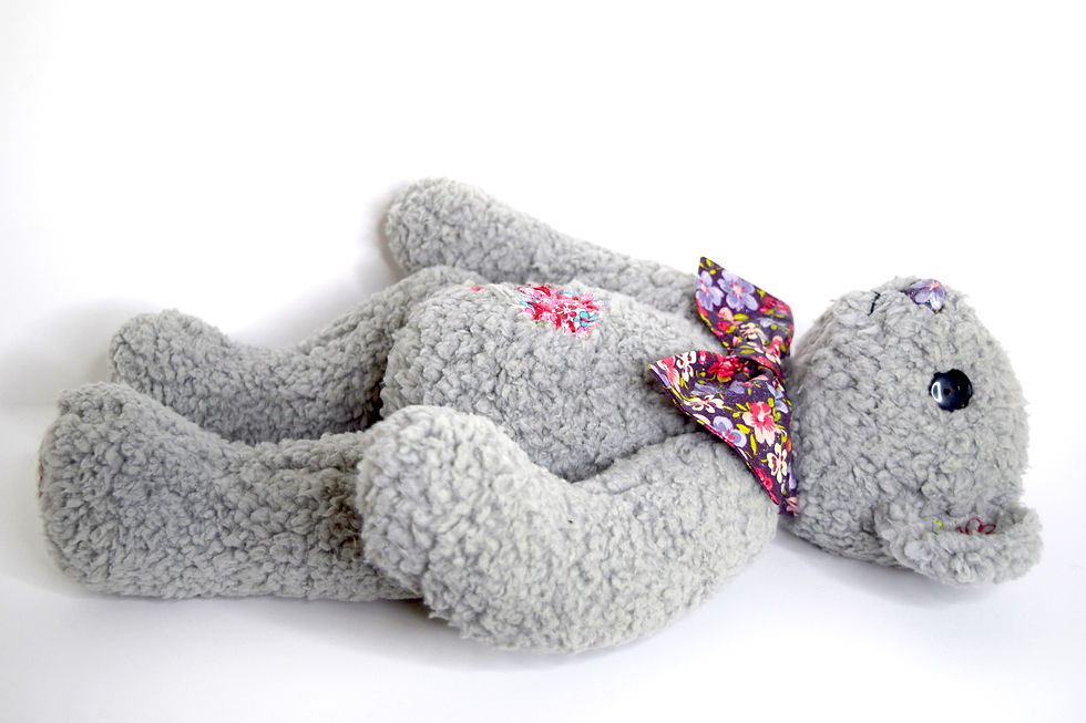 Thumbnail: Grey Keepsake Teddy Bear