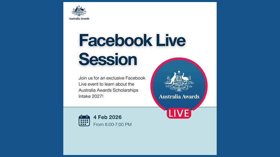 Australia Awards Scholarships: Intake 2027
